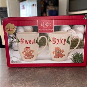 Lenox Gingerbread Mug Set